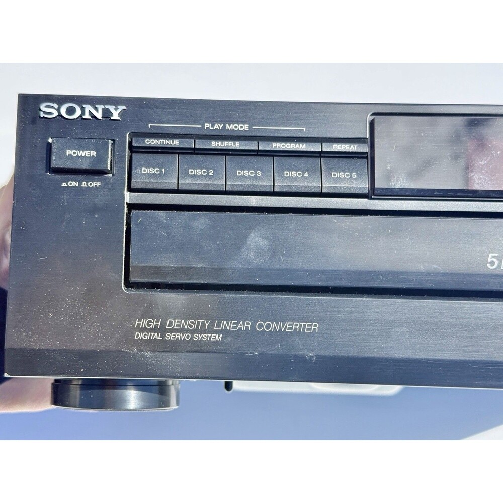 Sony CDP-C225 Carousel CD Player Changer 5-Disc Set Tested Working No Remote